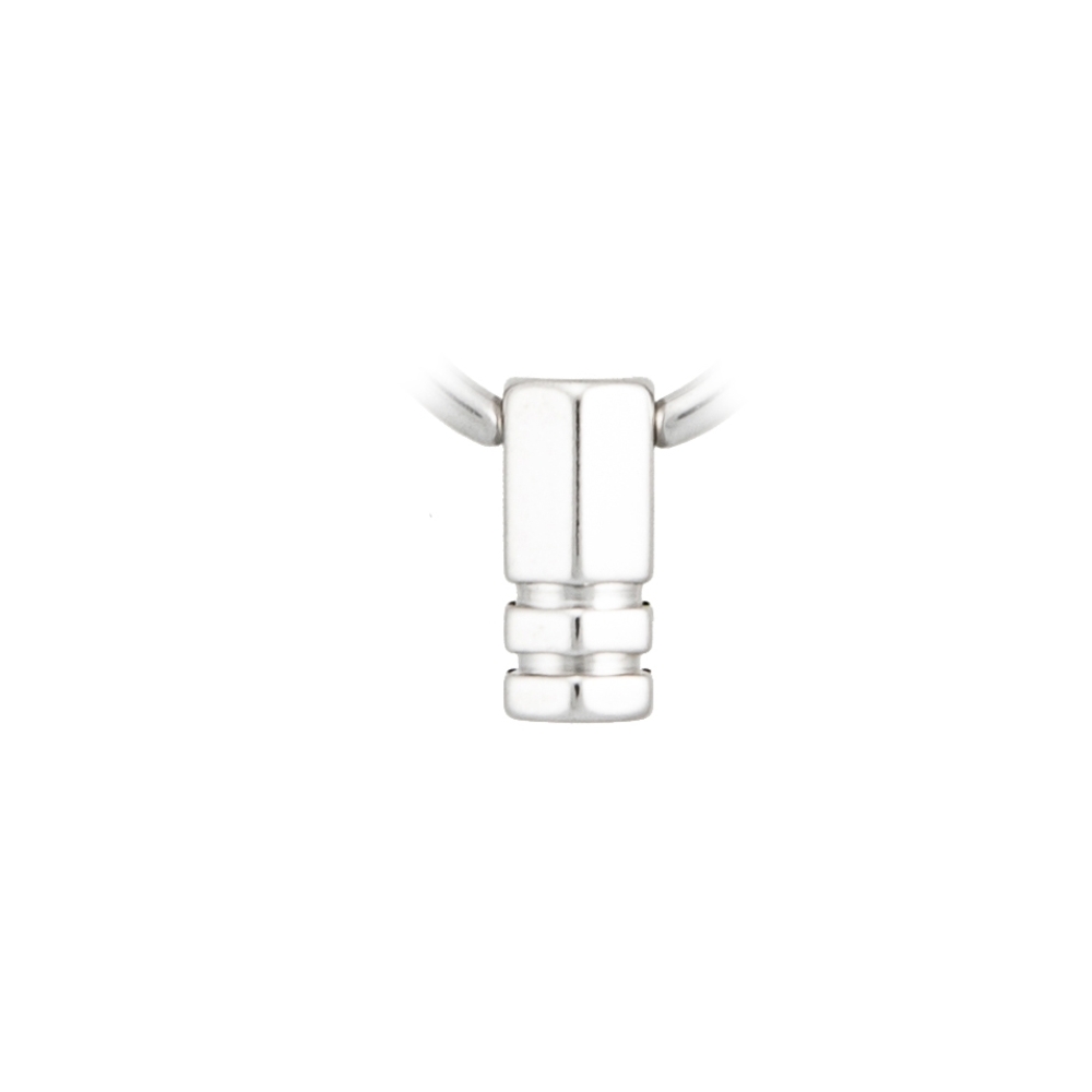 piercing ring klemmverschluss eckig mit riefen